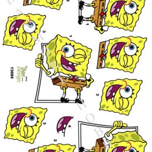 3d ark dan design svampebob firkant