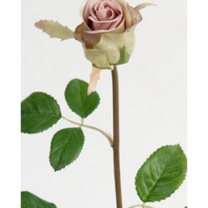 Rose 50 cm støvet lilla 2889-43