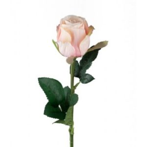 Rose stort hoved stilk 50 cm. lys rosa 9603-21
