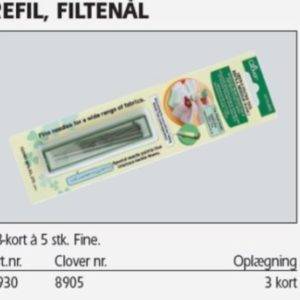 Filtenåle 5 stk. 89308905