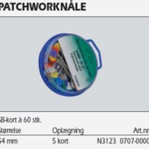 Patchwork nåle 54 mm 60 stk. 31230707 39k